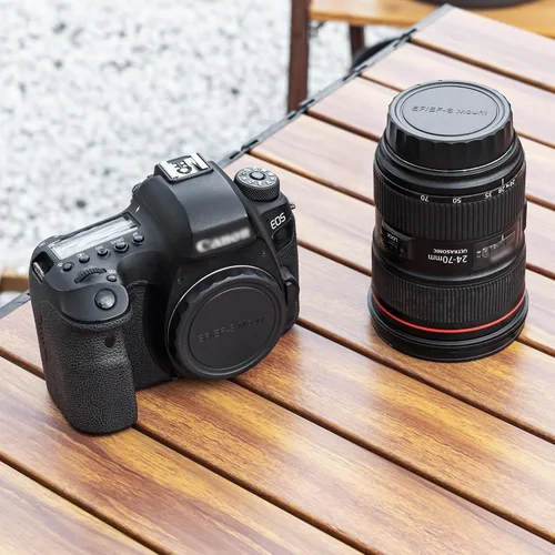 Miniatura 7 de JJC Paquete de 2 cubiertas de tapa de cuerpo y tapa de lente trasera para Canon EOS Rebel T6 T7 T5 T4i T5i T6i T6s T7i T8i SL1 SL2 SL3 60D 70D 77D