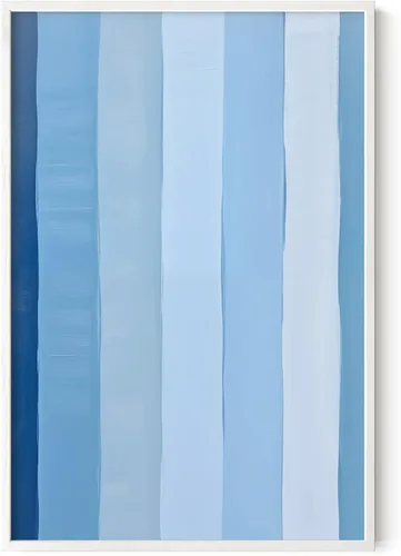 Miniatura 281 de HAUS AND HUES Arte abstracto moderno para pared, arte de sala de estar azul y verde, obra de arte moderna para paredes, imagen minimalista para sala