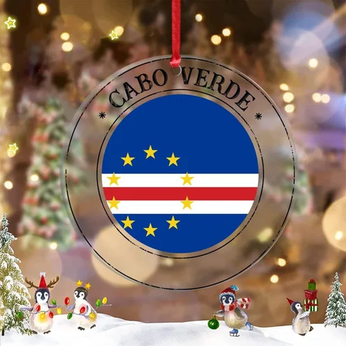 Miniatura 13 de Adornos para árbol de Navidad con bandera de Brasil, recuerdo de la ciudad del país, adornos de Navidad personalizados 2022, adornos colgantes