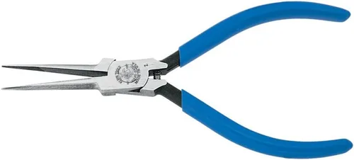 Klein Tools Alicates Linemans D335-51/2C, cortadores laterales de punta de aguja, con resorte, 5 pulgadas, extra delgados