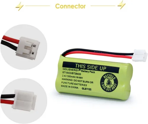 Miniatura 4 de BT18433 BT28433 BT184342 BT284342 BT183348 BT283348 BT-1011 Batería de repuesto compatible con teléfono CS6209 CS6219 CS6229 DS6151 89-1330-01-000