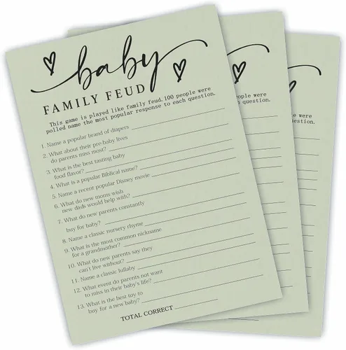 Miniatura 5 de NYCTUG 30 tarjetas de juego ABC para artículos de bebé, juego del alfabeto de relleno de 5 x 7 pulgadas para baby shower, revelación de género