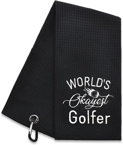 Miniatura 11 de Hafhue The GolfFather - Divertida toalla de golf, regalos de golf para hombres y mujeres, accesorios de golfista para hombre o mujer, regalos