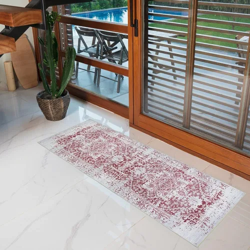 Alfombra lavable a máquina con parte trasera antideslizante y resistente a las manchas y respetuosa con el medio ambiente, apta para familias y