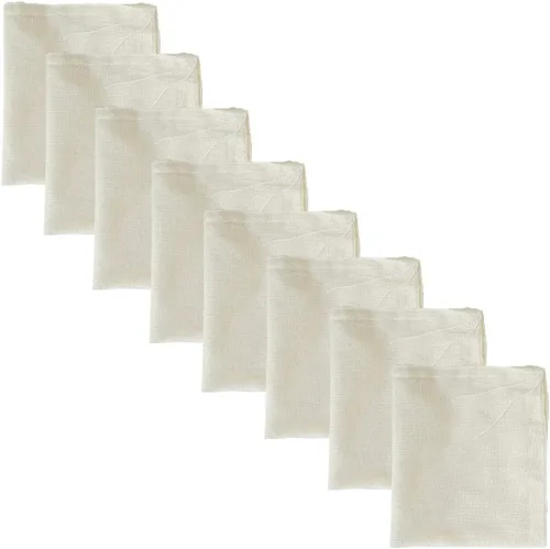 Miniatura 10 de Bolsas de estopilla para colar, reutilizables, coladores de paños de café y queso, bolsa grande de nuez y leche, bolsas de filtro de malla fina