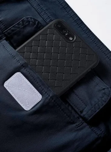 Miniatura 9 de JMIERR Pantalones cargo para hombre, casuales, de algodón, ajuste relajado, cintura elástica, ligeros, con múltiples bolsillos