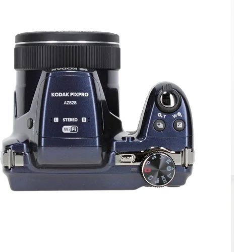 Miniatura 5 de KODAK PIXPRO AZ528 Astro Zoom Cámara digital Vlogging Bridge BSI-CMOS de 16MP 52X 1080p Wi-Fi (Azul medianoche) Paquete con tarjeta de memoria