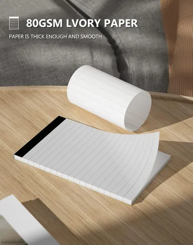 Miniatura 5 de 6 paquetes de blocs de notas pequeños de repuesto 3 x 5 pulgadas con 30 hojas de papel para notas en cada bloc Mini blocs de bolsillo de repuesto