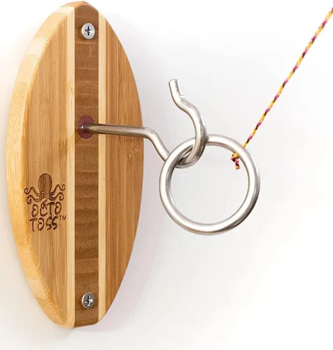 Miniatura 8 de Juego de gancho y anillo para cueva de hombre y decoración de sala de juegos para mujeres, juego de anillo en una cuerda para juegos de sala