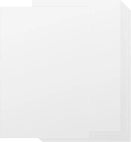 Miniatura 4 de 100 hojas de papel de cartulina – papel grueso negro de 8.5 x 11 pulgadas, papel de impresora de tarjetas de 80 libras para invitaciones, álbumes