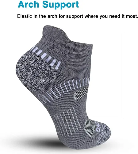 Miniatura 6 de BERING Women's Performance Athletic Ankle Running Socks (6 Pack)
