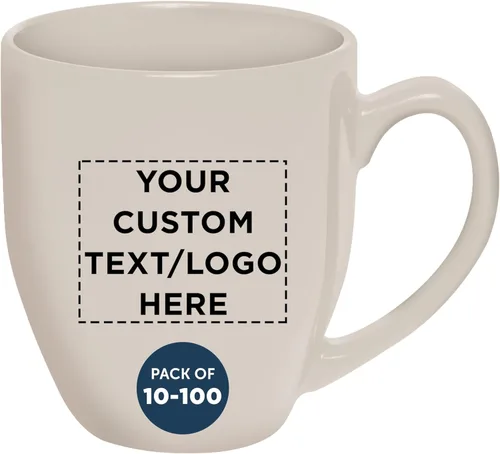 Miniatura 25 de DISCOUNT PROMOS Juego de 10 tazas de café grandes de 16 onzas, paquete a granel, perfectas para té, espresso, capuchino, cacao caliente, color verde