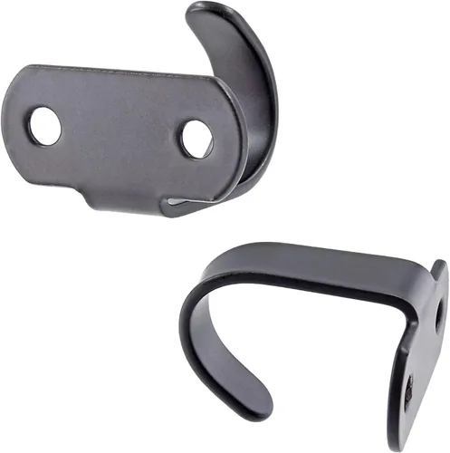 Miniatura 4 de 12 ganchos de acero inoxidable para debajo del estante con tornillos, ganchos de techo, ganchos de montaje superior para toalla/bata, gancho