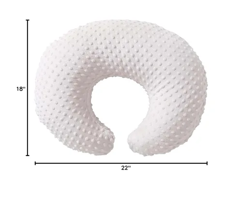 Miniatura 8 de Funda de almohada para lactancia materna Funda de almohada con lunares de felpa (beige)
