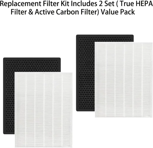 Miniatura 2 de HR900 - Kit de filtros de repuesto para purificador de aire para mascotas Winix HR900, parte de repuesto 1712-0093-00 filtro T y filtro U