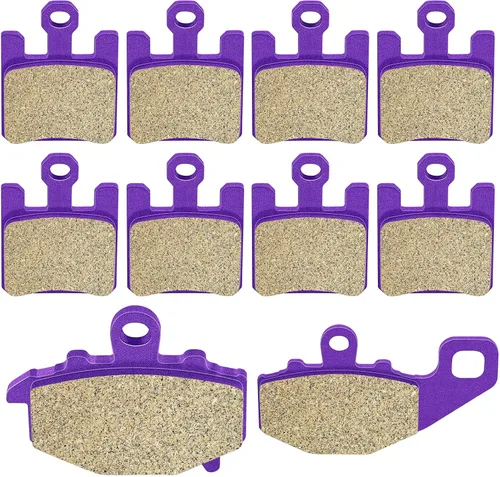 SCITOO FA369/4, FA192 Pastillas de freno para Kawasaki Ninja ZX6R 2003-2006 pastillas de freno delanteras y traseras de fibra de carbono