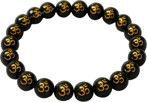 Miniatura 452 de Amazing Gemstone Pulsera de cristal para mujeres y hombres, pulsera de cristal curativo de protección, pulsera elástica con cuentas de piedras