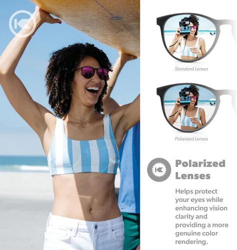 Miniatura 28 de Knockaround Mai Tais - Gafas de sol polarizadas para mujeres y hombres, lentes resistentes a los impactos y protección completa UV400