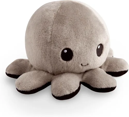Miniatura 10 de TeeTurtle - El Peluche de Pulpo Reversible Original - Azul Claro + Azul Oscuro - Lindos Animales de Peluche Sensoriales Fidget Que Muestran Tu