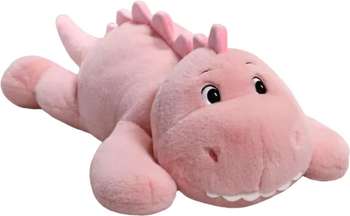 XMV Muñeco de peluche de dinosaurio con peso de 31 pulgadas y 5 libras, peluche grande con peso, lindo juguete de peluche en forma de almohada,