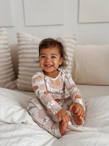 Miniatura 15 de GUNAMUNA Pijama unisex convertible ultrasuave para bebé, mameluco con cremallera para pañales, recién nacido a 24 meses