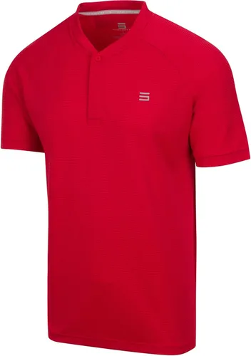 Three Sixty Six - Camisetas tipo golf sin cuello para hombre camiseta tipo polo casual y de manga corta para hombre, ajustada, ligera y transpirable