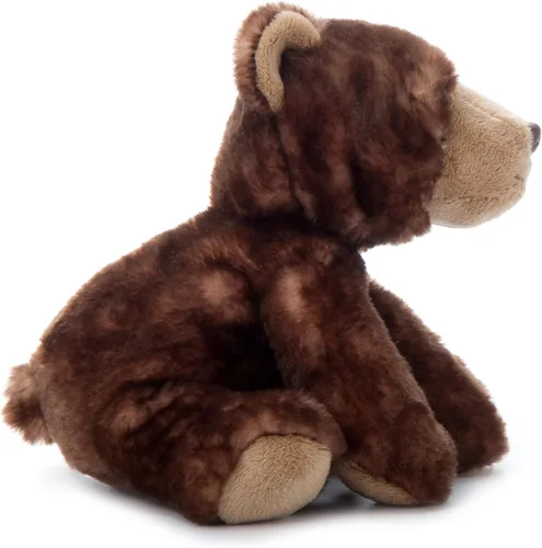 Miniatura 3 de The Petting Zoo Peluche de oso marrón, regalos para niños, animales salvajes del zoológico Onez, juguete de peluche de oso marrón de 9 pulgadas