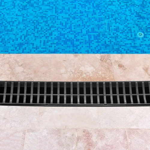 Miniatura 8 de VEVOR Sistema de Drenaje de Trinchera Paquete de 3, Drenaje de Canal con Rejilla de Plástico 5.7 x 3.1 pulgadas Zanja de Drenaje HDPE, Vía de Agua