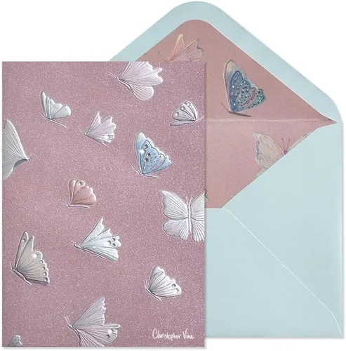 Miniatura 10 de NIQUEA.D, Tarjeta en blanco de dos flores y colibrí