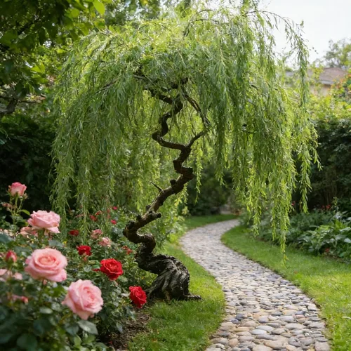 Mezcla de semillas de sauce para plantar, más de 26 semillas de sauce perennes para plantar, plantas bonsái de belleza sin OMG para el hogar, jardín