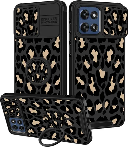 Miniatura 50 de para Moto G 5G 2023 funda - Cubierta de teléfono linda con corazón para mujeres y niñas, diseño único negro con cubierta deslizante para la cámara