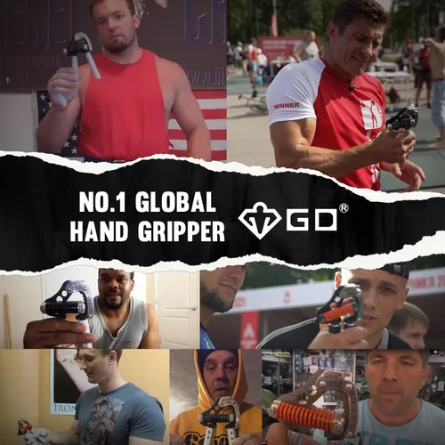 Miniatura 2 de GD IRON GRIP Entrenador de Fuerza de Agarre Fortalecedor de Manos Ajustable Fortalecedor de Agarre de Manos Ejercitador de Agarre de Manos
