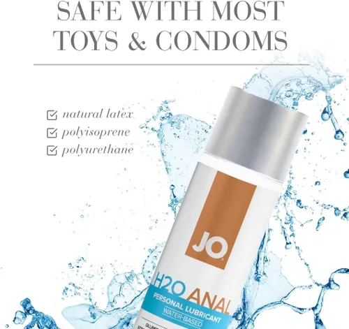 Miniatura 5 de JO Lubricante anal a base de agua - Lubricante personal para juego anal - Larga duración, deslizamiento suave - 4 onzas líquidas