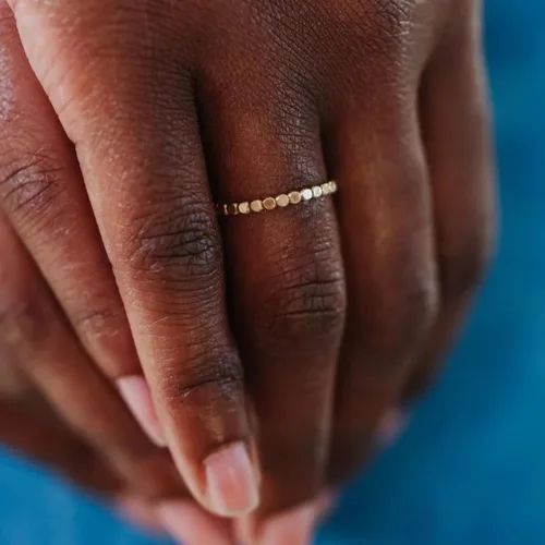 Miniatura 6 de Nova Stacking Ring – Handmade Rings for Women—Stackable Rings