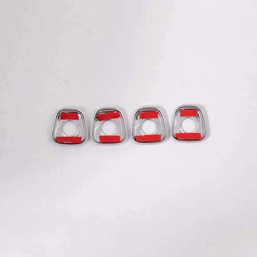 Miniatura 7 de YIWANG 4 unids ABS cromo para BMW X1 F48 2016-2019 cerradura de puerta de coche pegatinas ajuste pegatinas coche accesorios para BMW X2 F47 2018 2019