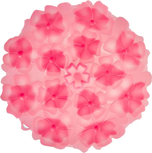 Miniatura 7 de Charles Viancin Tapas de silicona - Fundas de silicona de geranio para tazón/tapa hermética (9 pulgadas, rosa claro)