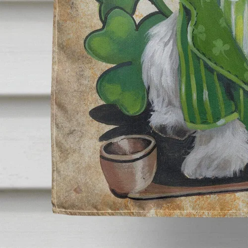 Miniatura 133 de Caroline's Treasures PPP3090GF - Bandera decorativa para jardín de bulldog inglés y otoño, para exteriores, patio, flores, tamaño de jardín