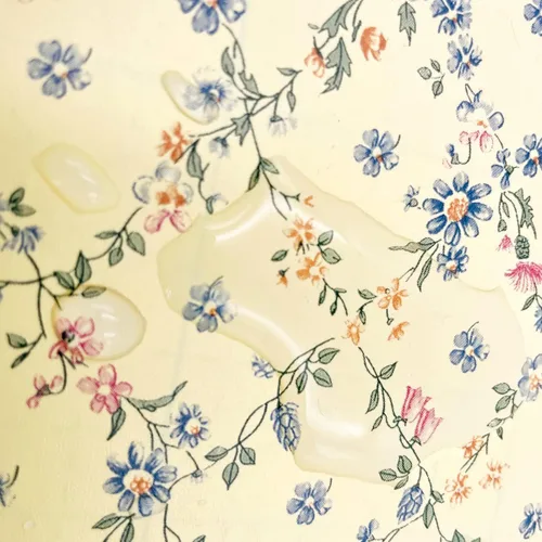 Miniatura 2 de Rollo de papel tapiz floral de 14.7 pies para despegar y pegar, removible, impermeable, renovar la superficie de los muebles (177 x 17.7 pulgadas)