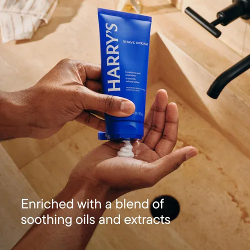 Miniatura 3 de Harry's Shaving Cream for Men with Aloe and Eucalyptus - (4 Pack) 2 oz - Conditions Skin and Softens Facial Hair - TSA Approved Travel Essentials