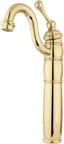 Miniatura 8 de Kingston Brass KB1428BL Heritage - Grifo para fregadero con placa de cubierta opcional, níquel cepillado