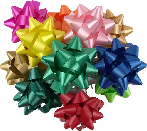 Miniatura 18 de MMvolesy Cazador de confeti de Navidad, cajas de estrellas, lazos de estrella, esplendoreta, Navidad, día de San Valentín, lazos autoadhesivos