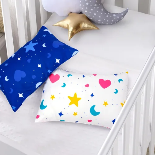 Miniatura 104 de UOMNY - Juego de 2 fundas de almohada para niños, 100 % algodón, funda de almohada, para almohadas de 5.1 x 7.1 pulgadas Búho