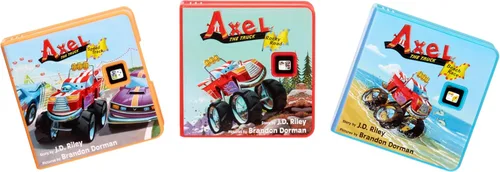 Miniatura 5 de Little Tikes Story Dream Machine Axel The Truck Story Collection, Storytime, libros, HarperCollins, personaje de reproducción de audio, regalo