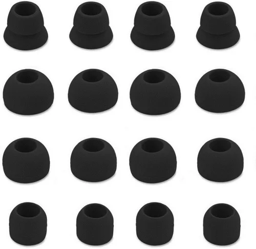 Zotech 8 pares (16 unidades) de puntas de repuesto para auriculares estéreo inalámbricos Beats Powerbeats3 - Pequeño, mediano, grande y doble brida