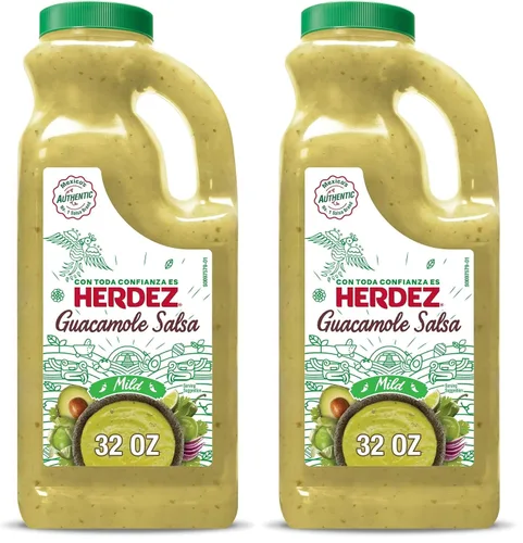 HERDEZ Jarra de salsa de guacamole suave, 32 onzas (paquete de 2)