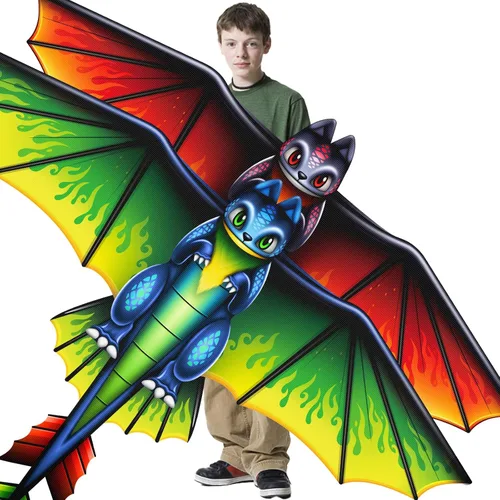 Miniatura 8 de YongnKids Kite for Kids Age 4-8 8-12, Large Kites for Boys Adults Easy to Fly & Assemble, with 328ft String,Perfect for Beach Trip Park Family