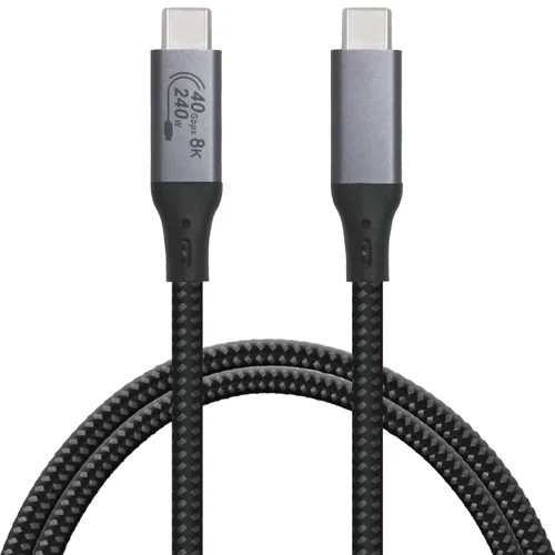 Miniatura 5 de Cable USB4 de 3 pies compatible con Thunderbolt 3, Thunderbolt 4 y USB-C, compatible con pantalla HD de 8K, transferencia de datos de 40 gbps, carga
