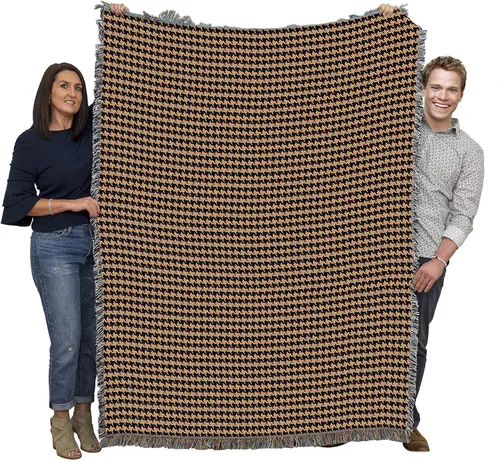 Miniatura 17 de Pure Country Weavers Manta de edredón – Nueve parches de flores – Patrones de regalo de jardín con hojas florales de regazo cuadrado tejido