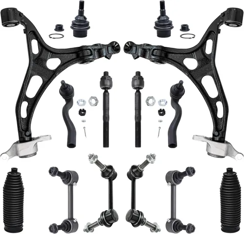 Miniatura 30 de Detroit Axle - Kit de suspensión frontal de 16 piezas para RWD Chrysler 300 Dodge Charger Challenger Magnum 6 brazos de control con rótulas 2