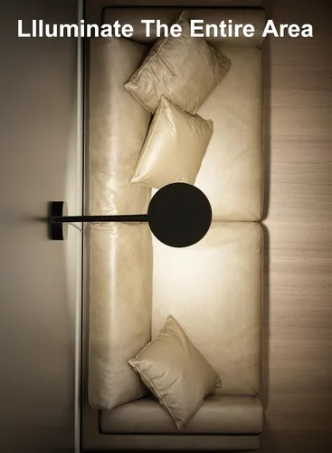 Miniatura 6 de Deeloop Luz de Lectura Montada en Pared LED para Cama, Luz de Libro para Pared, Lámpara de Mesita de Noche con Salida USB, Temporizador de Apagado